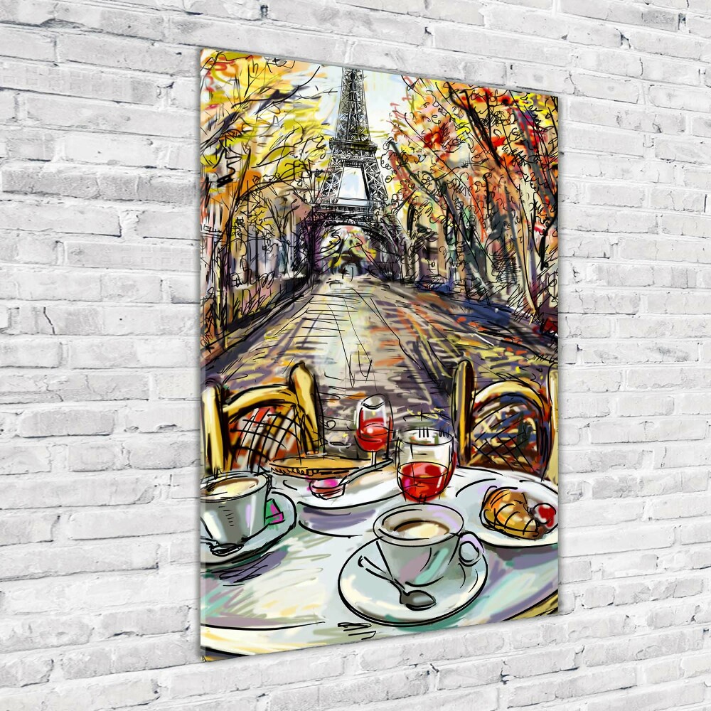 Tableau acrylique Petit déjeuner à Paris