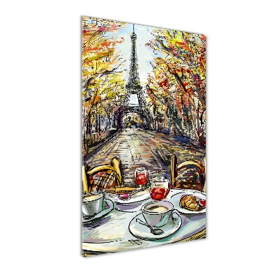 Tableau acrylique Petit déjeuner à Paris