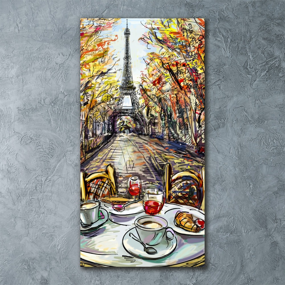 Tableau acrylique Petit déjeuner à Paris