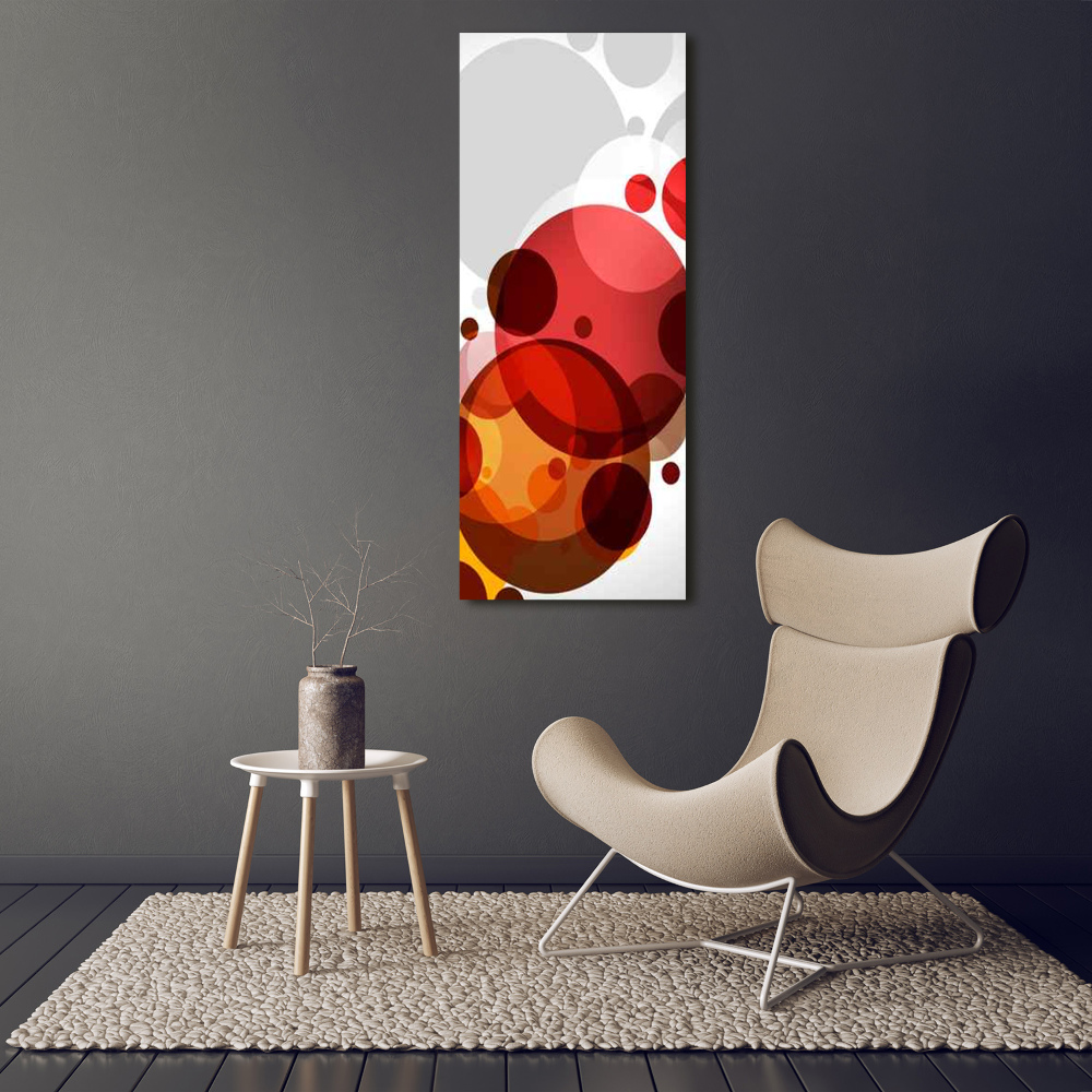 Tableau verre acrylique Abstraction cercle