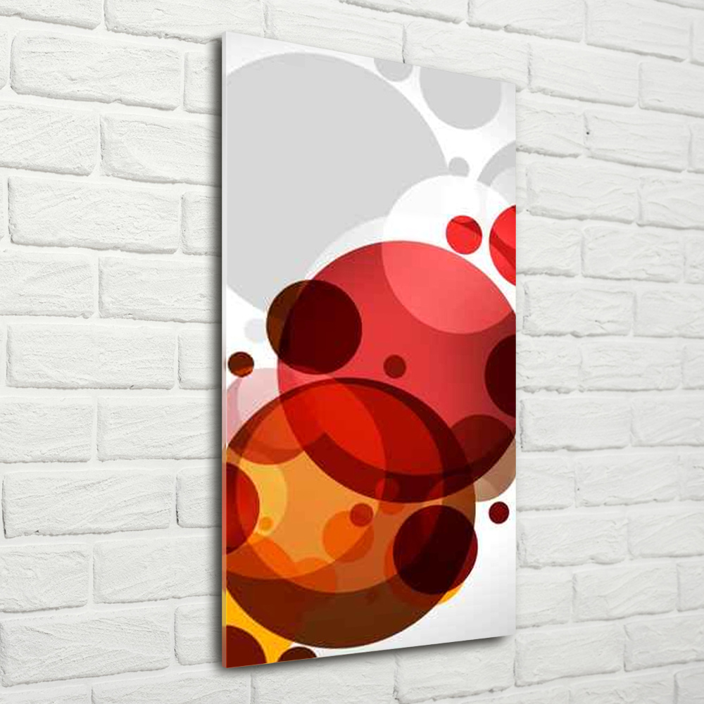 Tableau verre acrylique Abstraction cercle