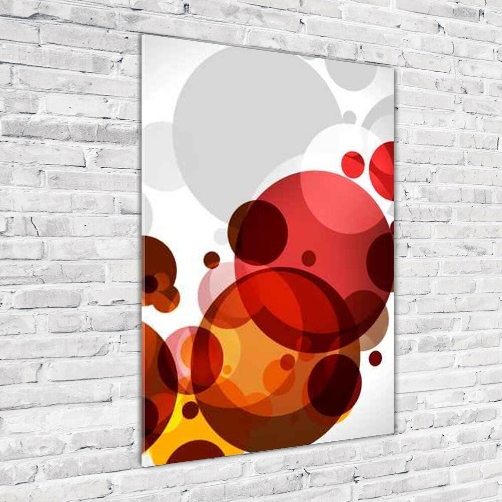 Tableau verre acrylique Abstraction cercle