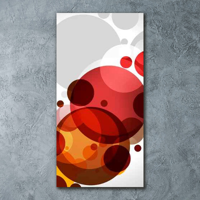 Tableau verre acrylique Abstraction cercle