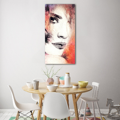 Acrylique tableau Abstraction d'une femme