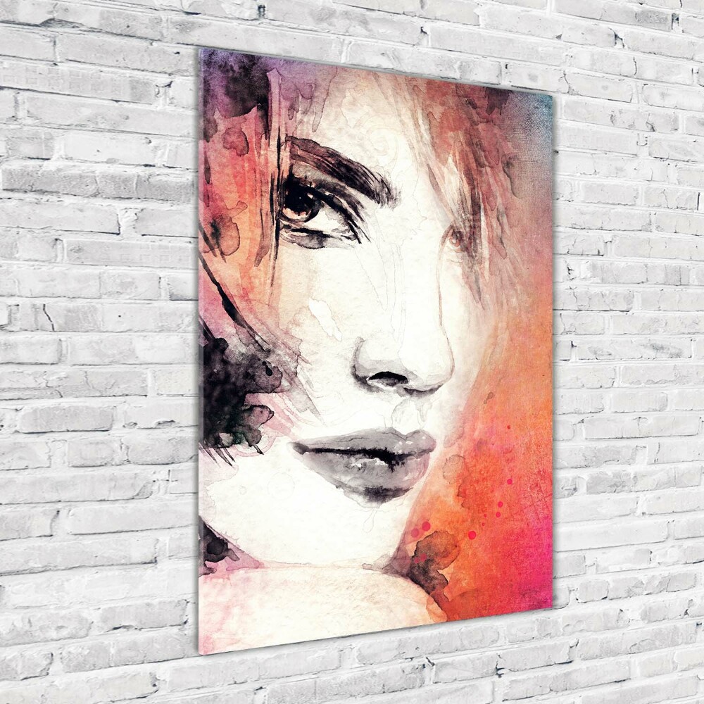 Acrylique tableau Abstraction d'une femme