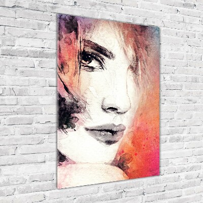 Acrylique tableau Abstraction d'une femme