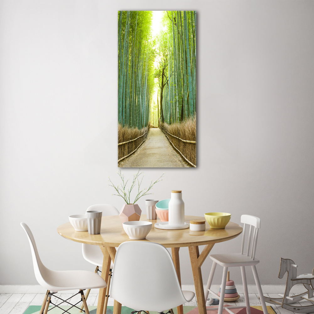 Tableau en acrylique Forêt de bambous