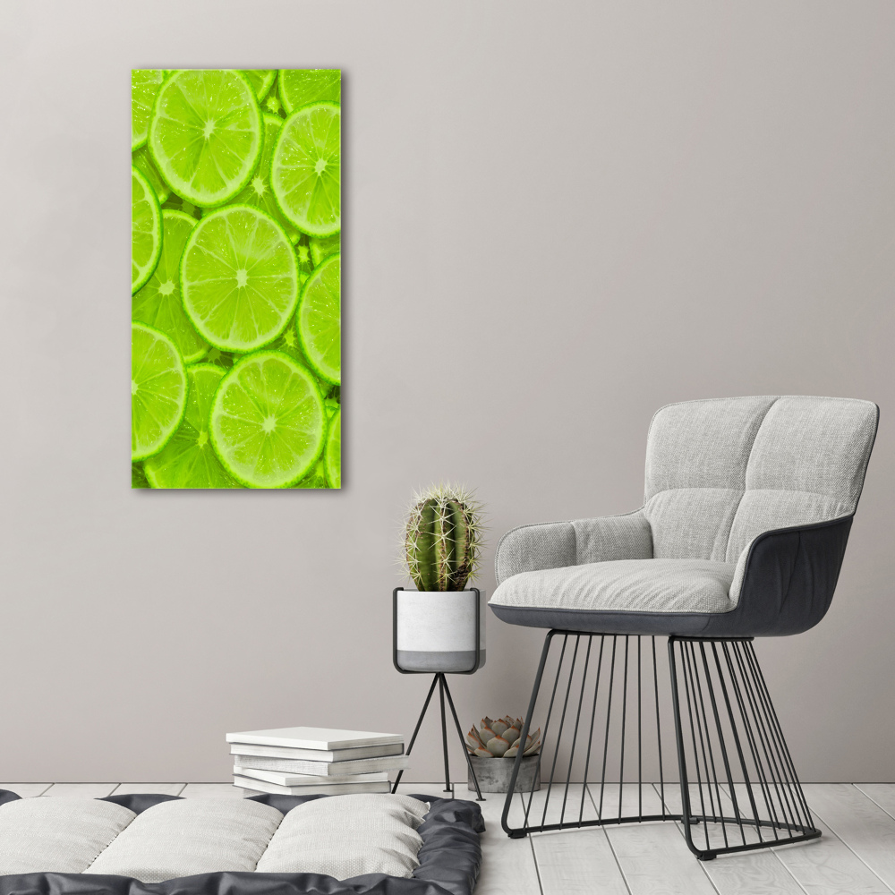 Tableau verre acrylique Limes