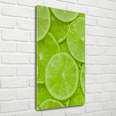 Tableau verre acrylique Limes