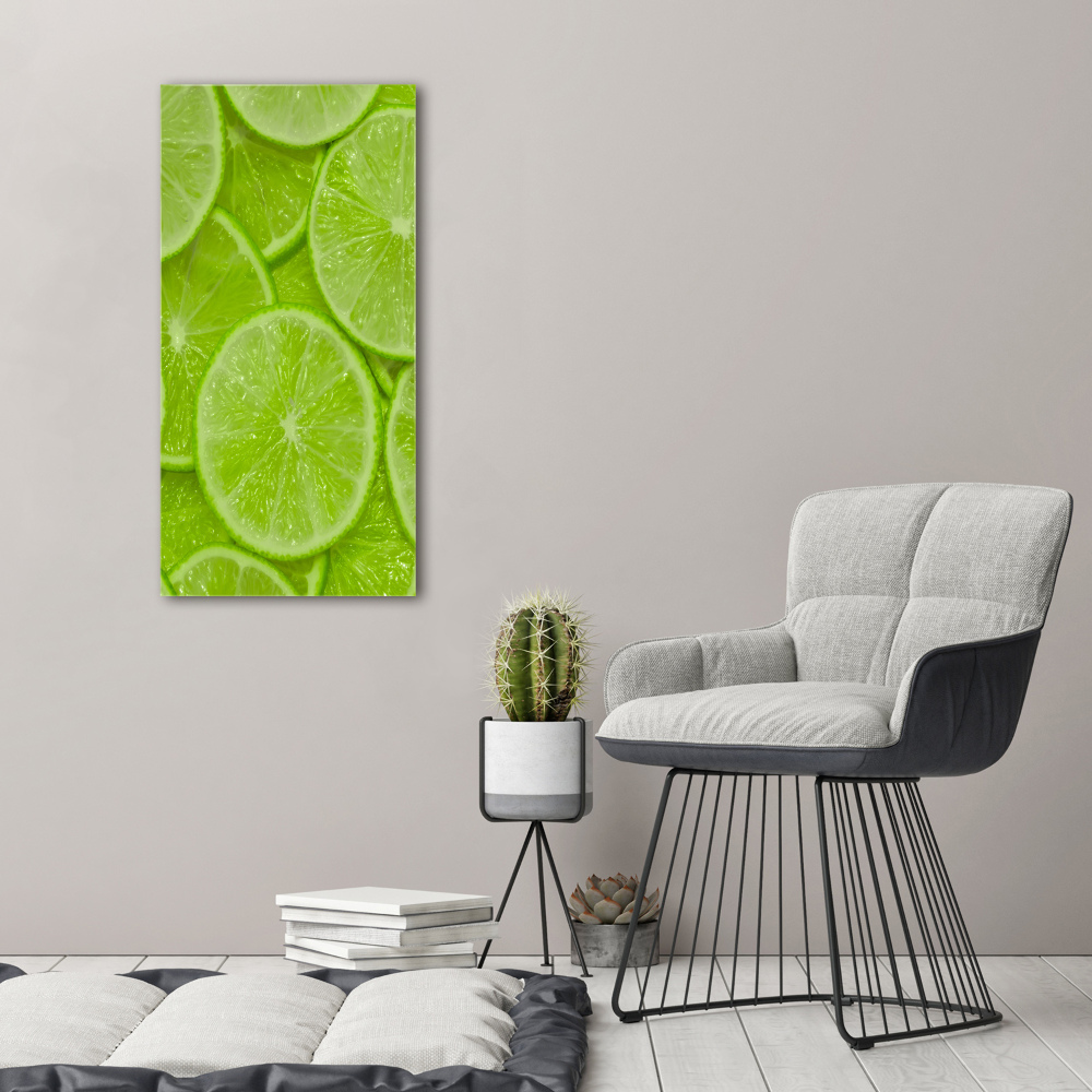 Tableau verre acrylique Limes