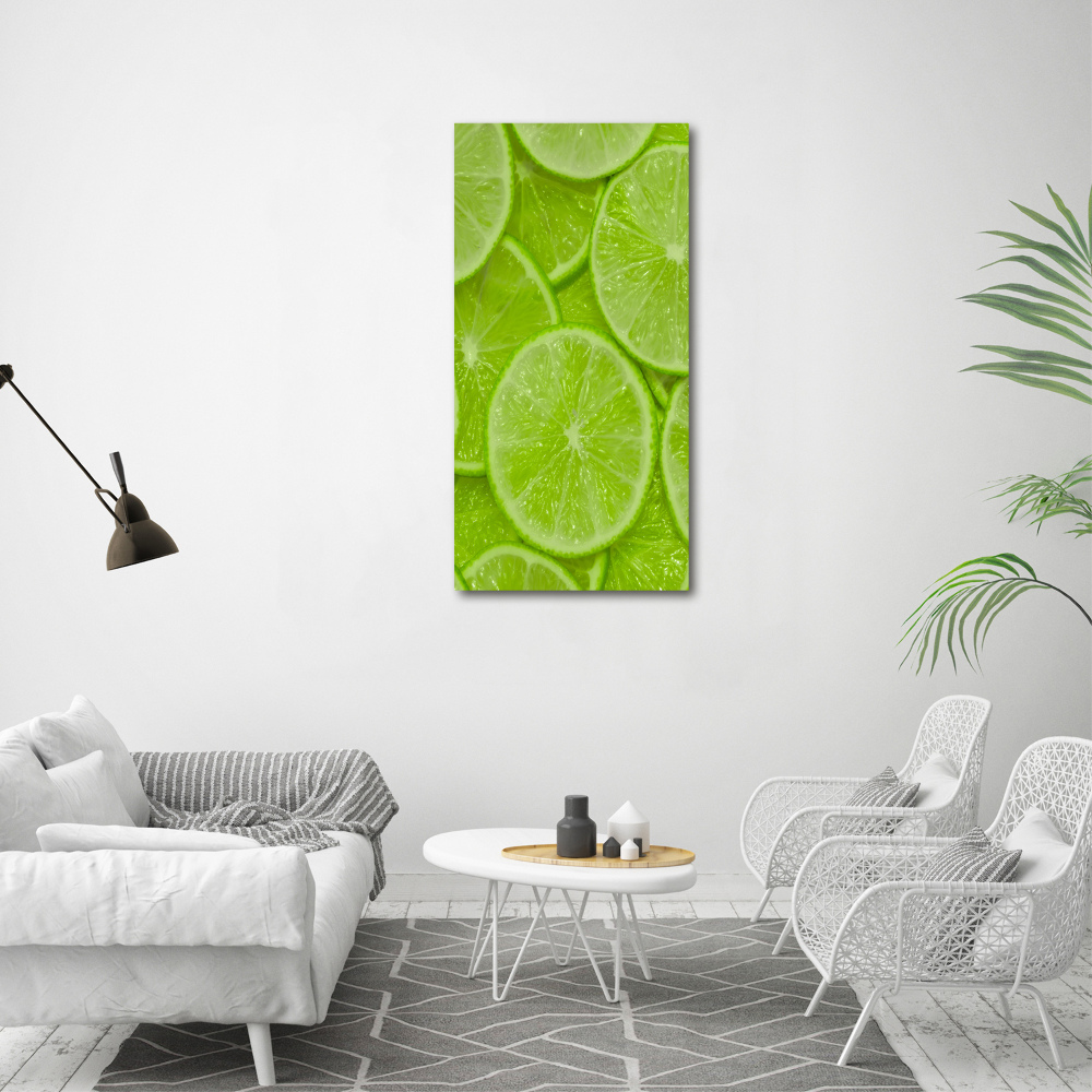 Tableau verre acrylique Limes