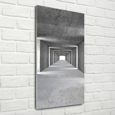 Acrylique tableau Tunnel en béton