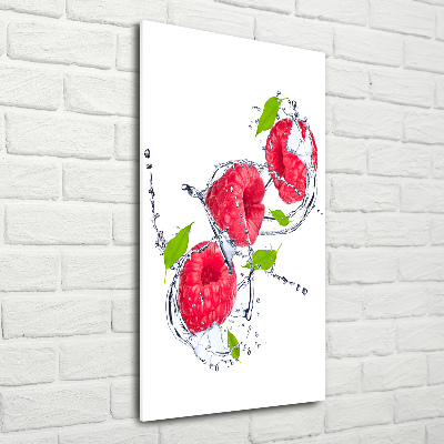 Acrylique tableau Framboises