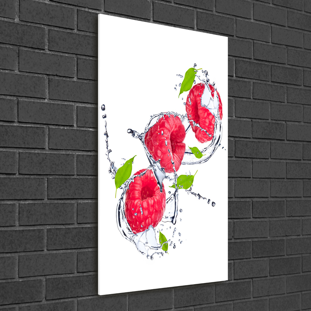 Acrylique tableau Framboises