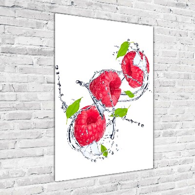 Acrylique tableau Framboises