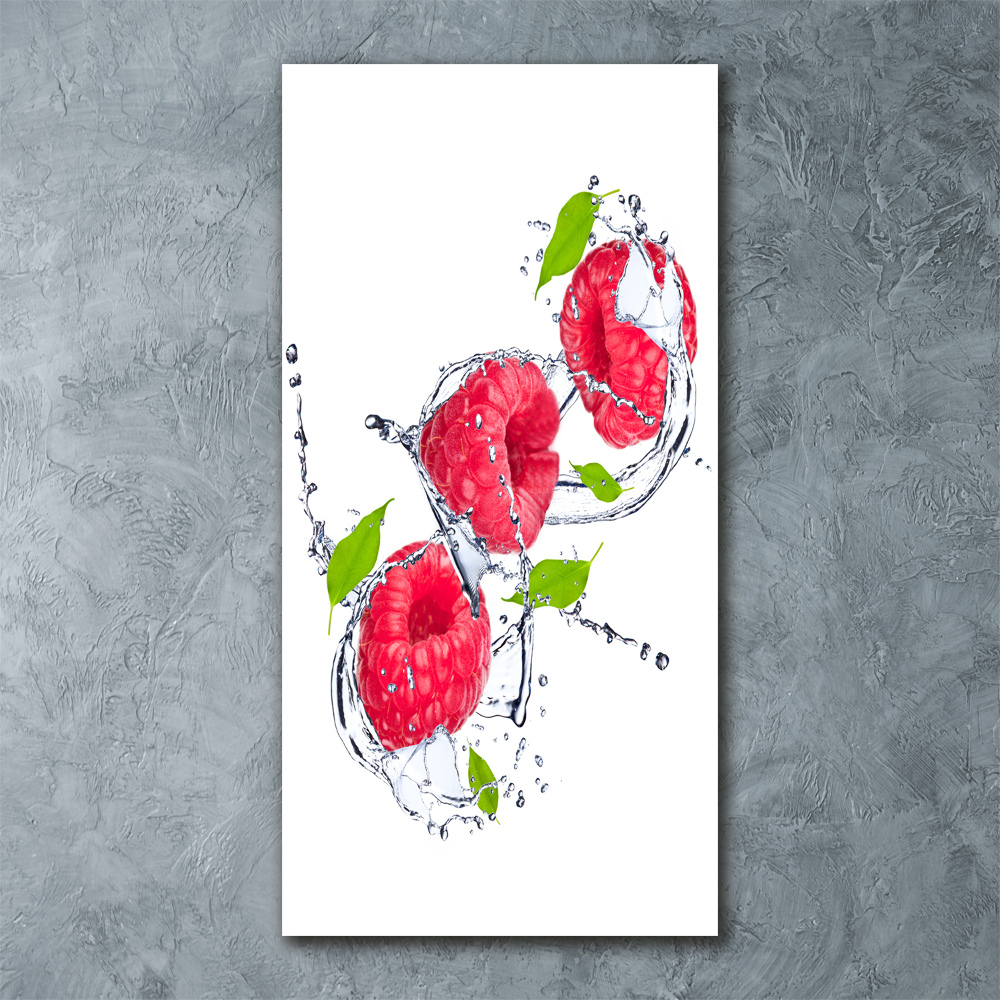 Acrylique tableau Framboises