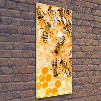 Tableau acrylique Abeilles de travail