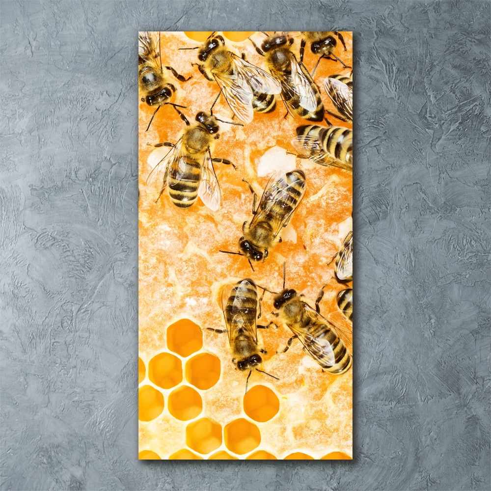 Tableau acrylique Abeilles de travail