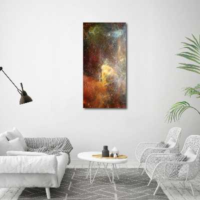 Tableau sur verre acrylique Cosmos