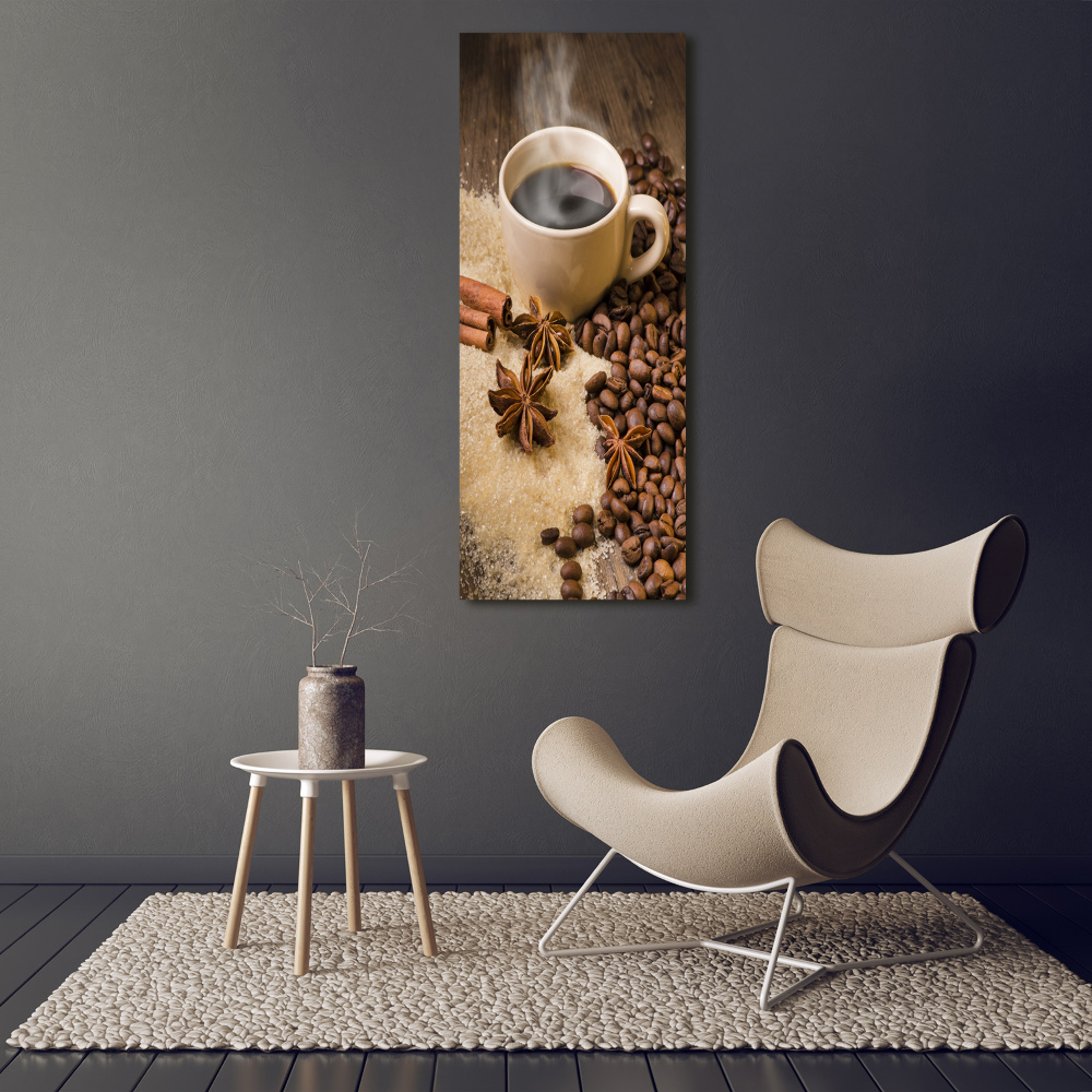 Tableau en acrylique Une tasse de café aromatique