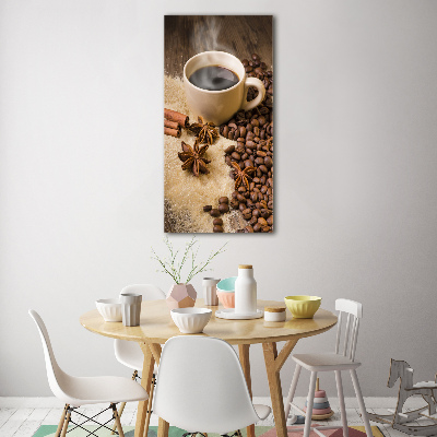 Tableau en acrylique Une tasse de café aromatique