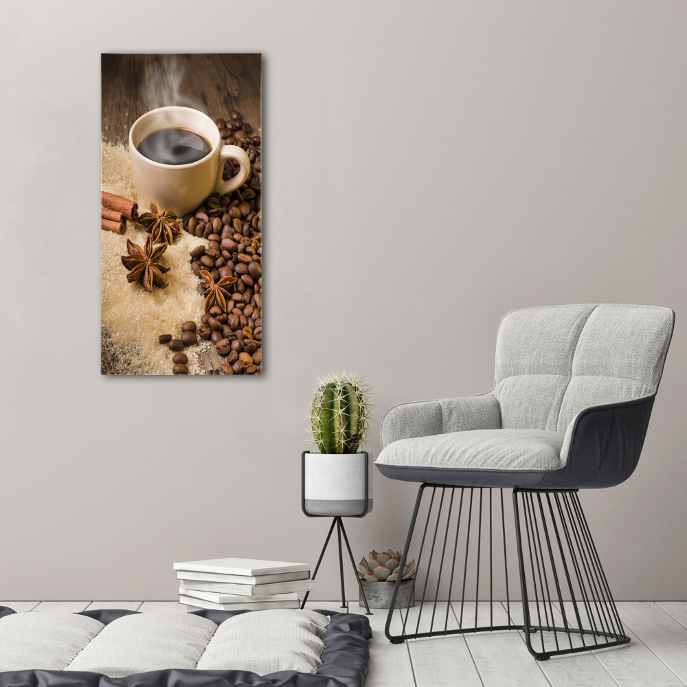 Tableau en acrylique Une tasse de café aromatique