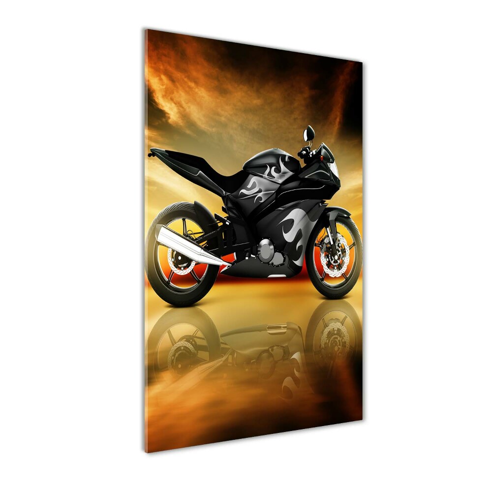 Acrylique tableau Moto