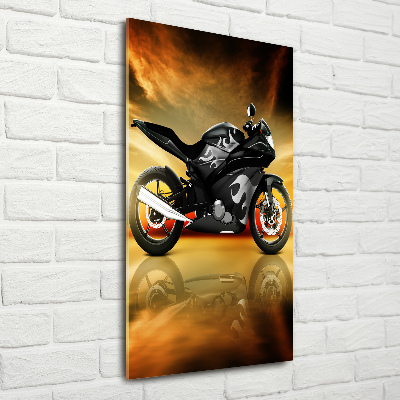 Acrylique tableau Moto