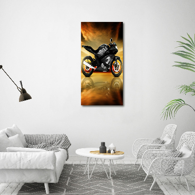 Acrylique tableau Moto