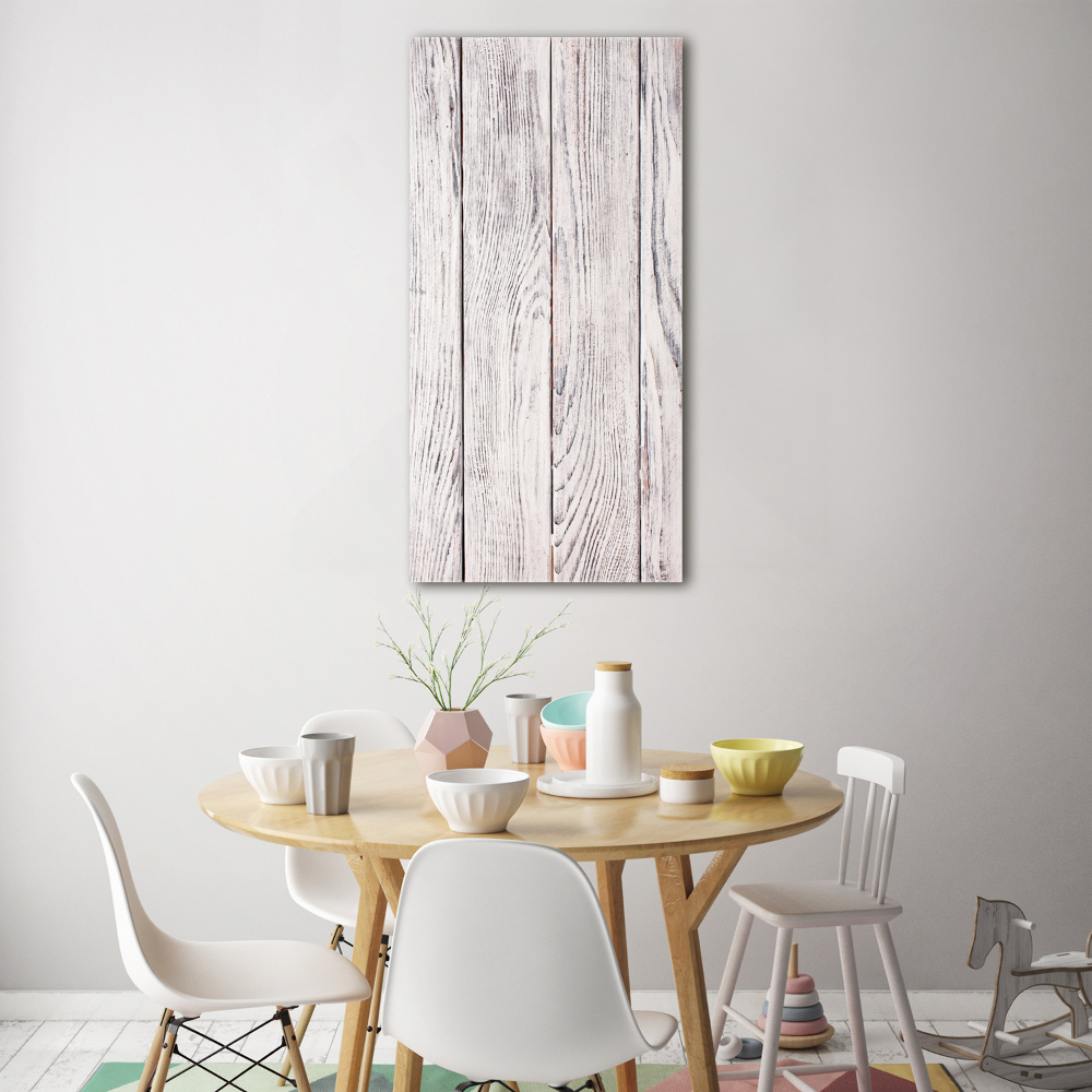 Tableau acrylique Mur en bois