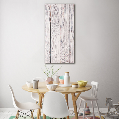 Tableau acrylique Mur en bois