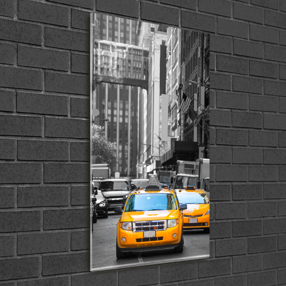 Tableau en acrylique Taxis New York