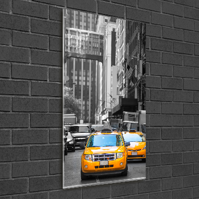 Tableau en acrylique Taxis New York