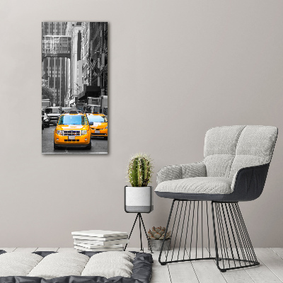 Tableau en acrylique Taxis New York