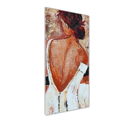 Tableau sur verre acrylique Femme