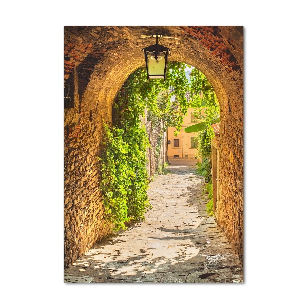 Tableau sur verre acrylique Rues en pierre italienne