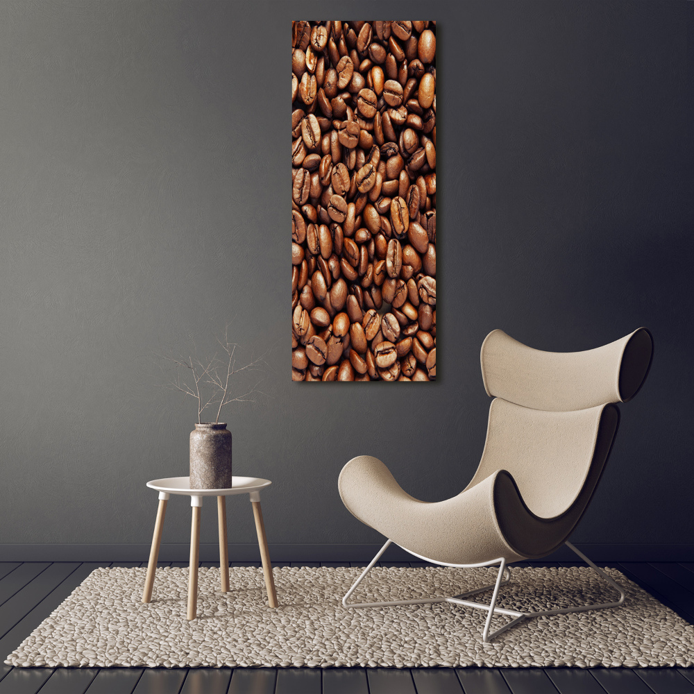 Tableau en acrylique Grains de café motif