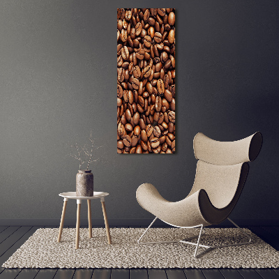 Tableau en acrylique Grains de café motif