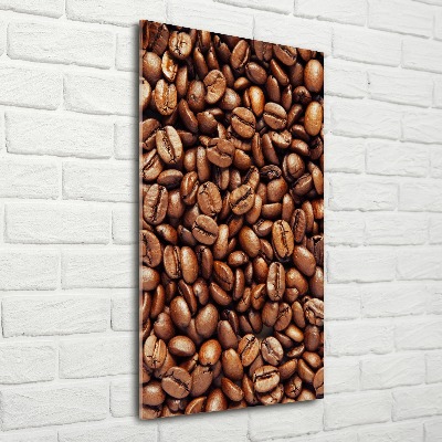 Tableau en acrylique Grains de café motif