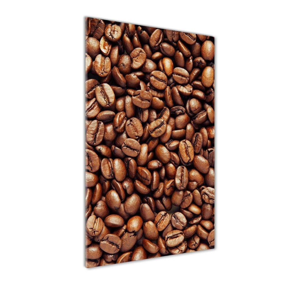 Tableau en acrylique Grains de café motif