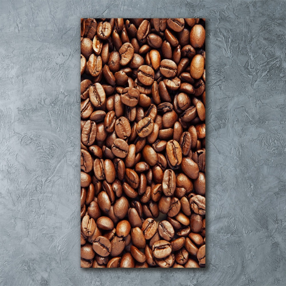 Tableau en acrylique Grains de café motif