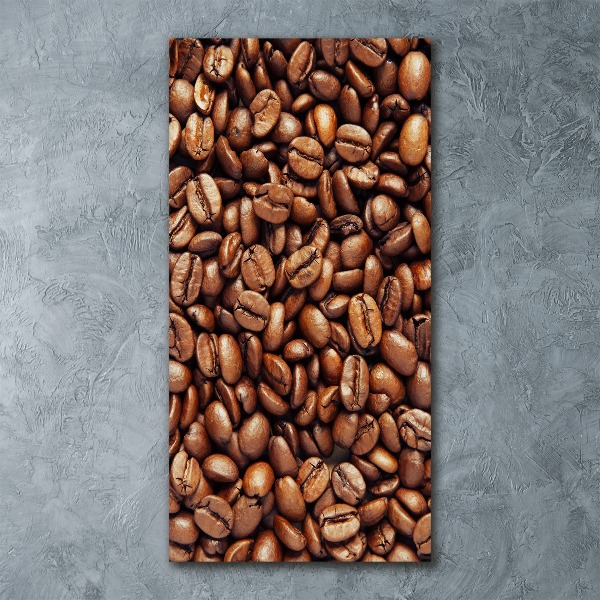Tableau en acrylique Grains de café motif