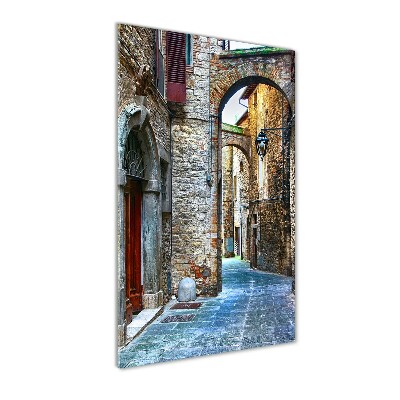 Acrylique tableau Rues italiennes