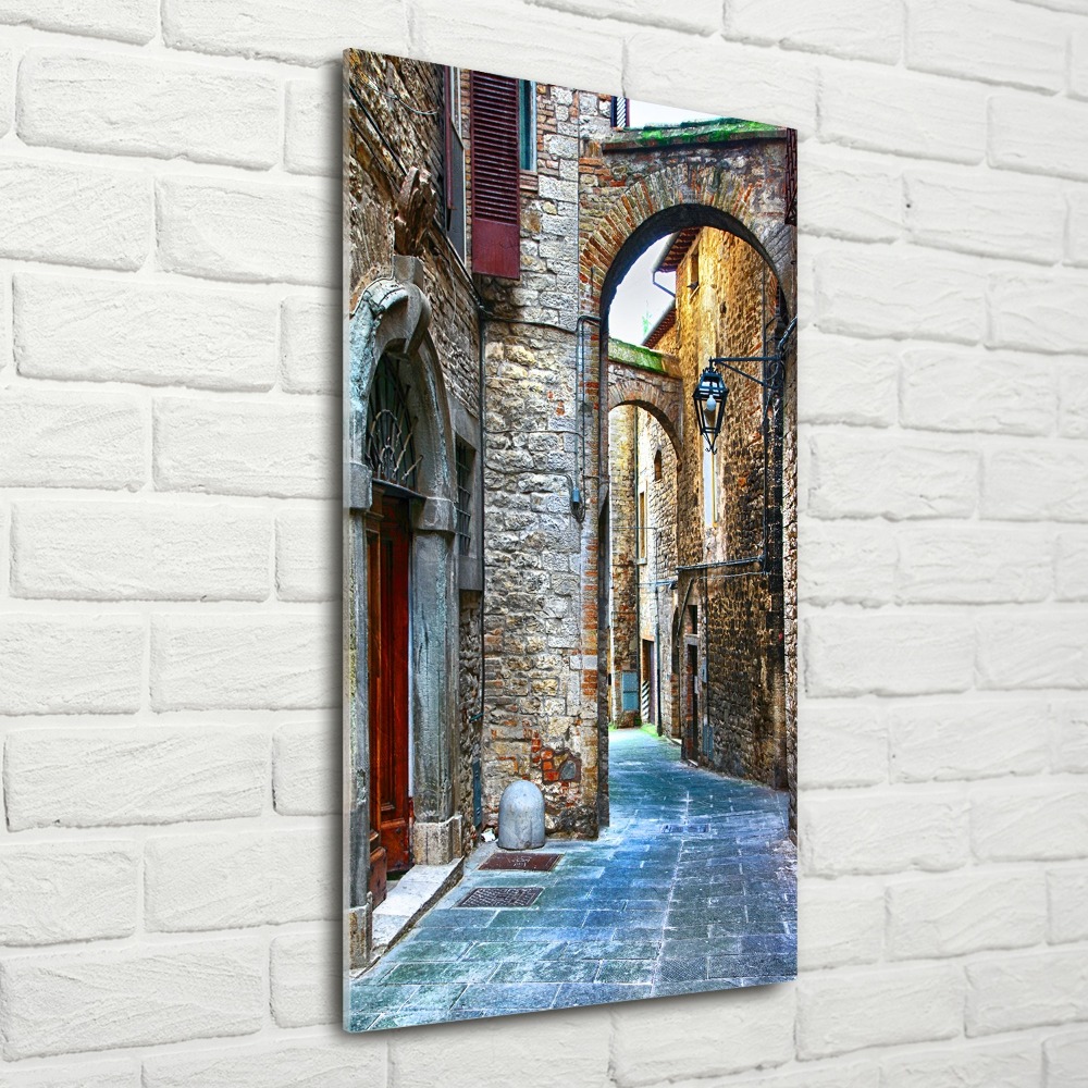 Acrylique tableau Rues italiennes