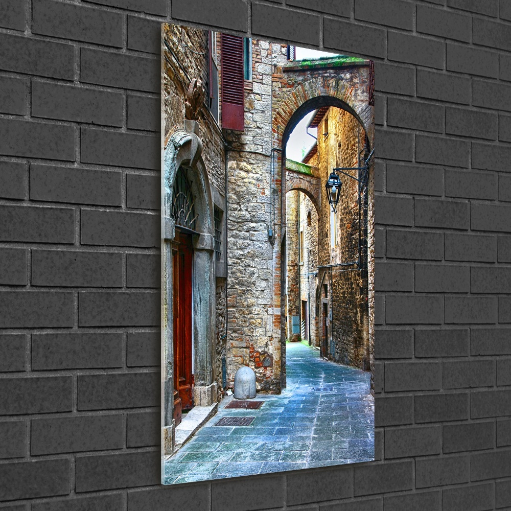 Acrylique tableau Rues italiennes