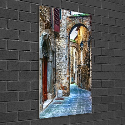 Acrylique tableau Rues italiennes