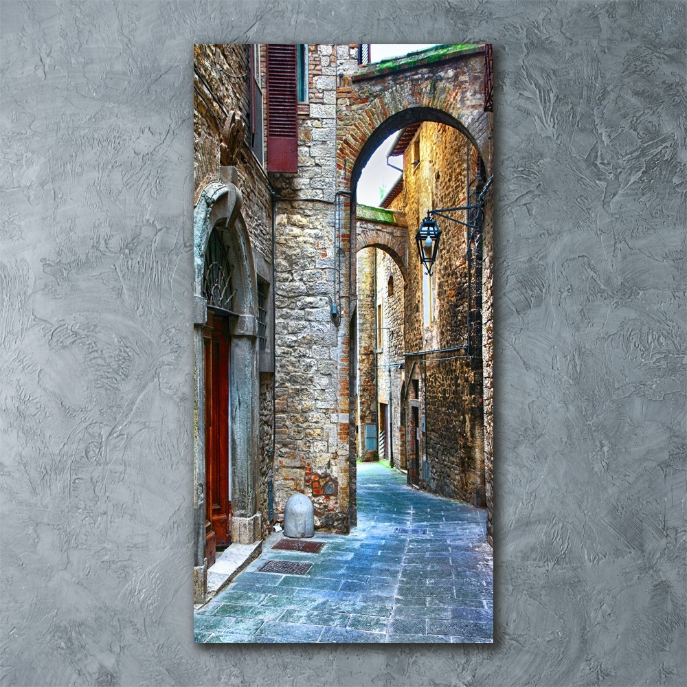 Acrylique tableau Rues italiennes