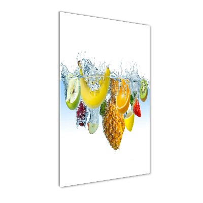 Tableau verre acrylique Fruit sous l'eau