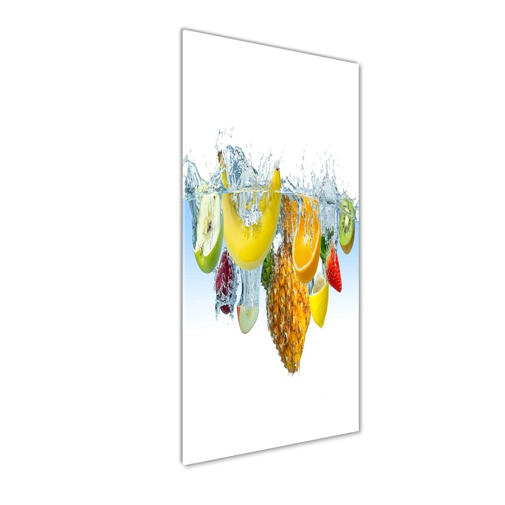 Tableau verre acrylique Fruit sous l'eau