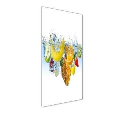 Tableau verre acrylique Fruit sous l'eau